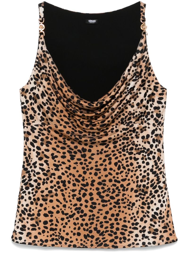 Leopard-print Top