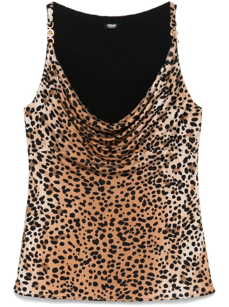 Leopard-print Top
