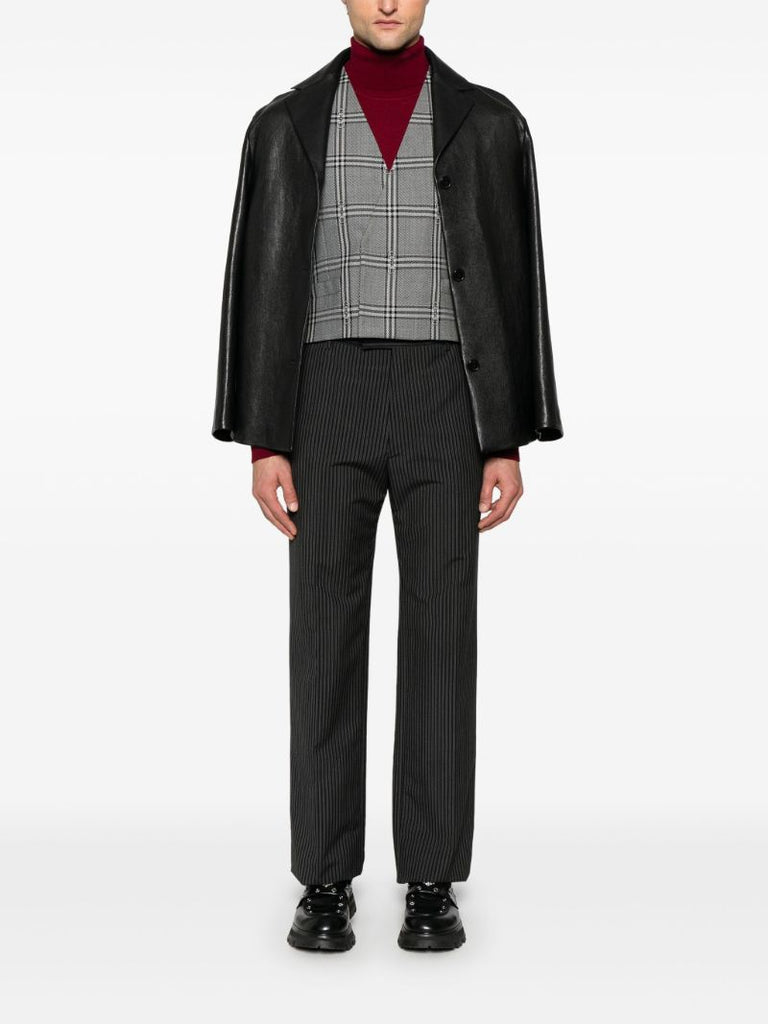 Horsebit Check Gilet