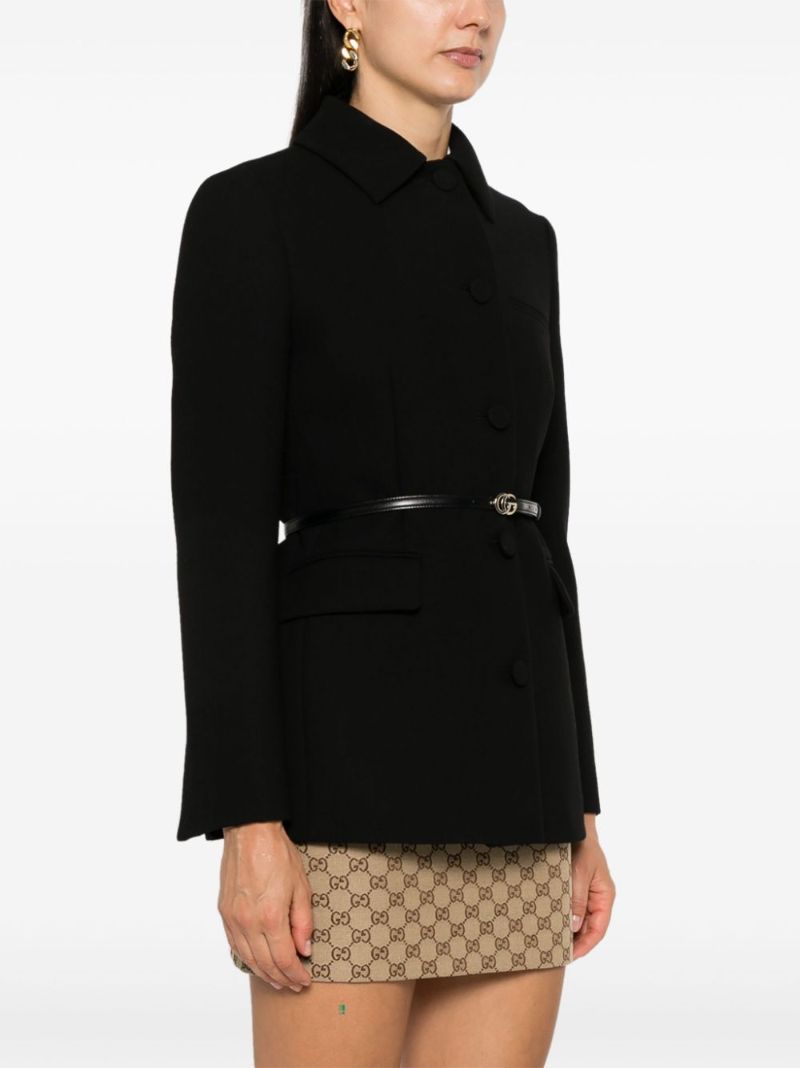 Wool Crepe Jacket