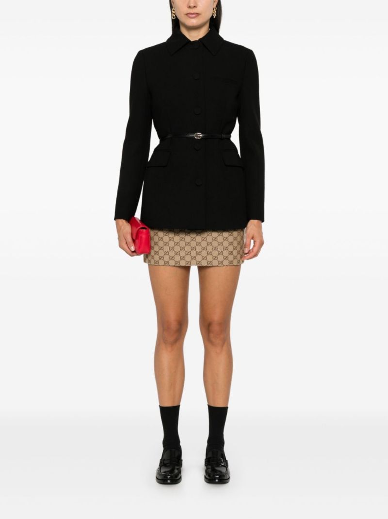 Wool Crepe Jacket