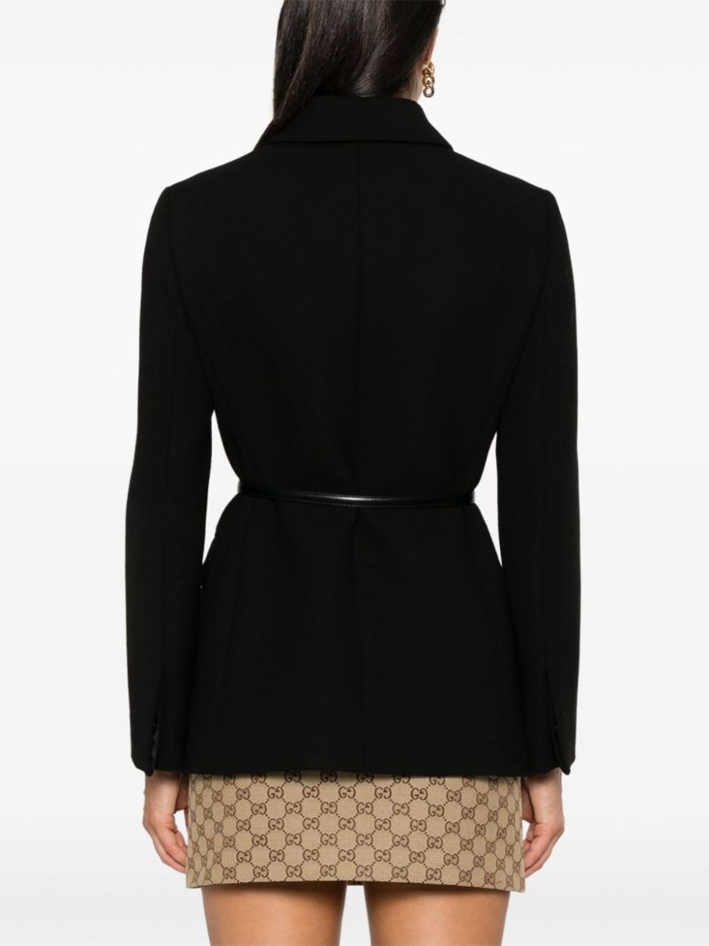 Wool Crepe Jacket