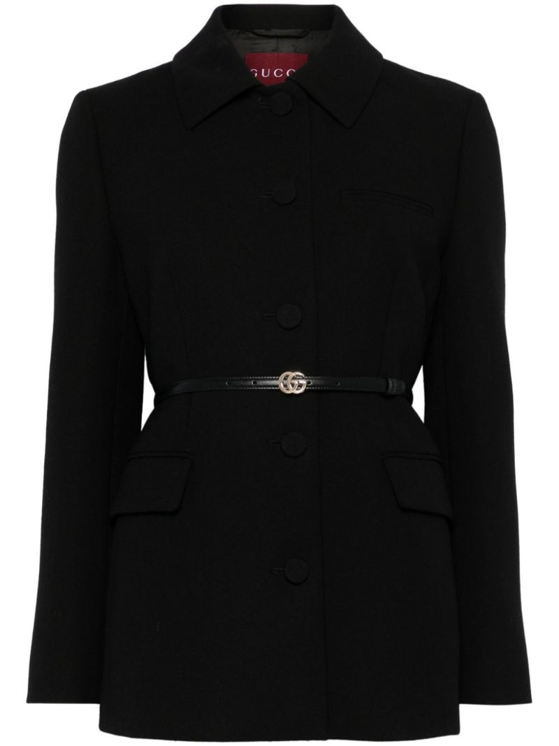 Wool Crepe Jacket
