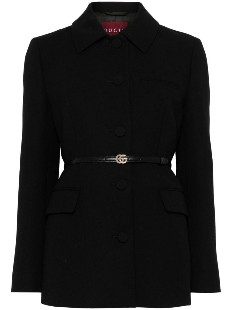Wool Crepe Jacket