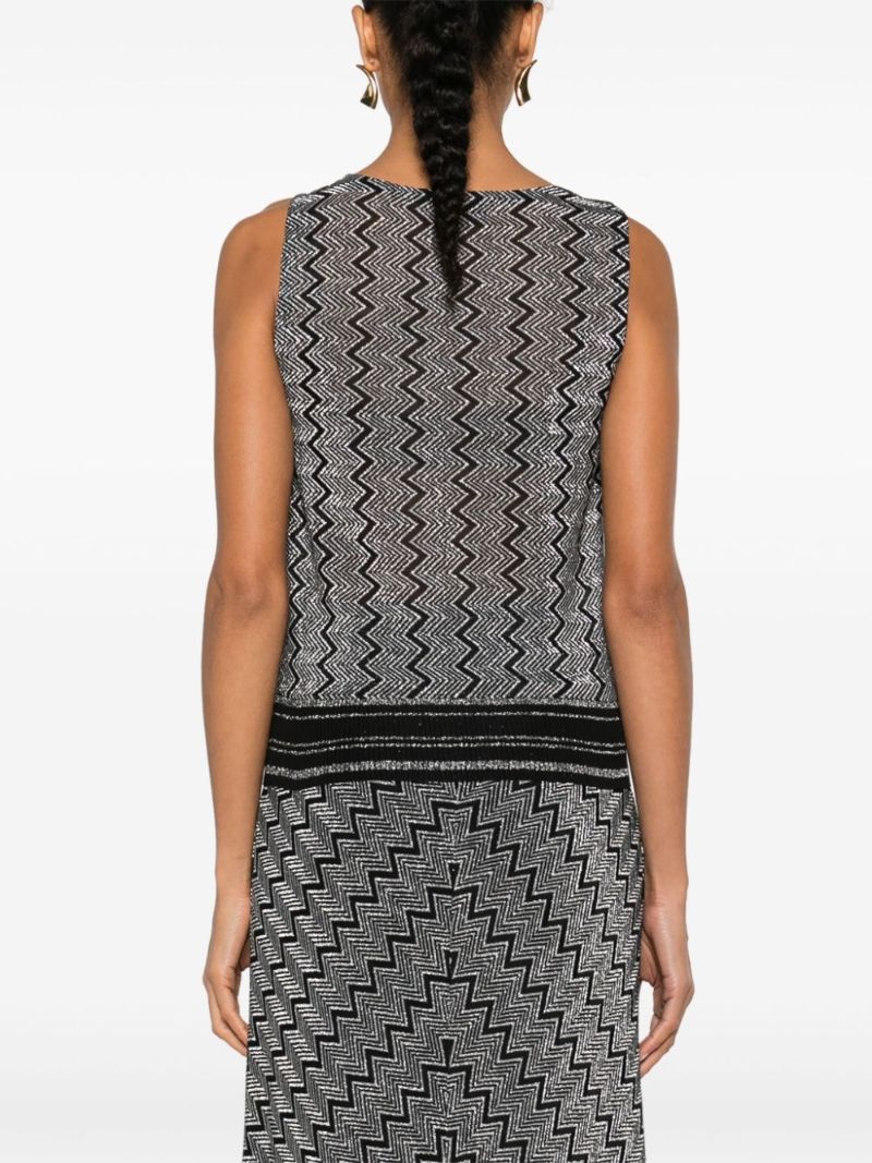 Zigzag LamÃ_x0083_Â© Tank Top