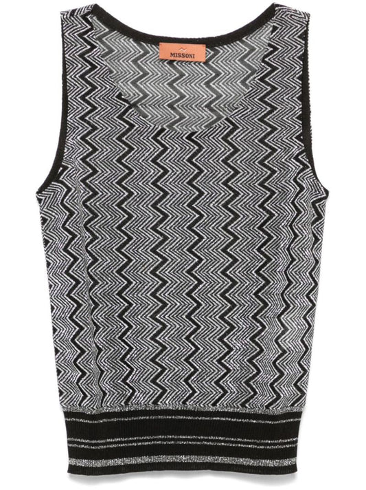Zigzag LamÃ_x0083_Â© Tank Top