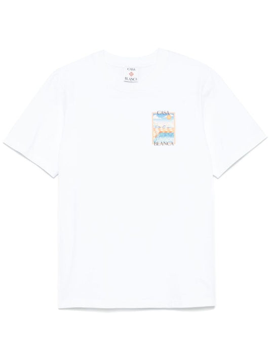 White Surreal Pool T-shirt