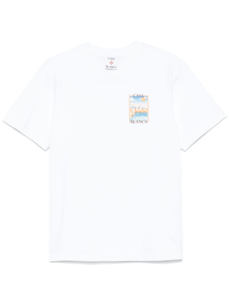 White Surreal Pool T-shirt