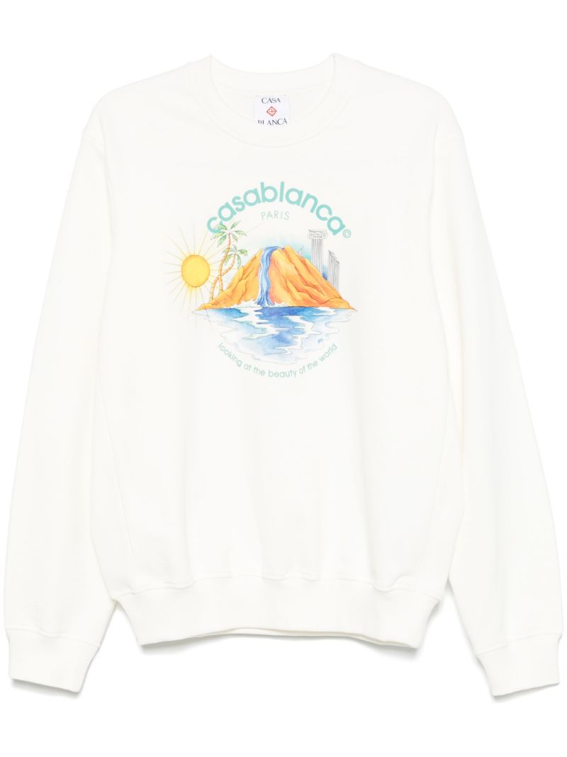 White Oasis Sweatshirt