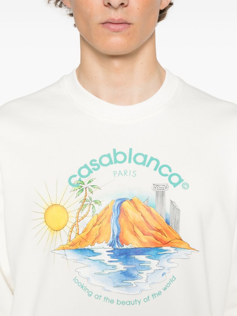 White Oasis Sweatshirt