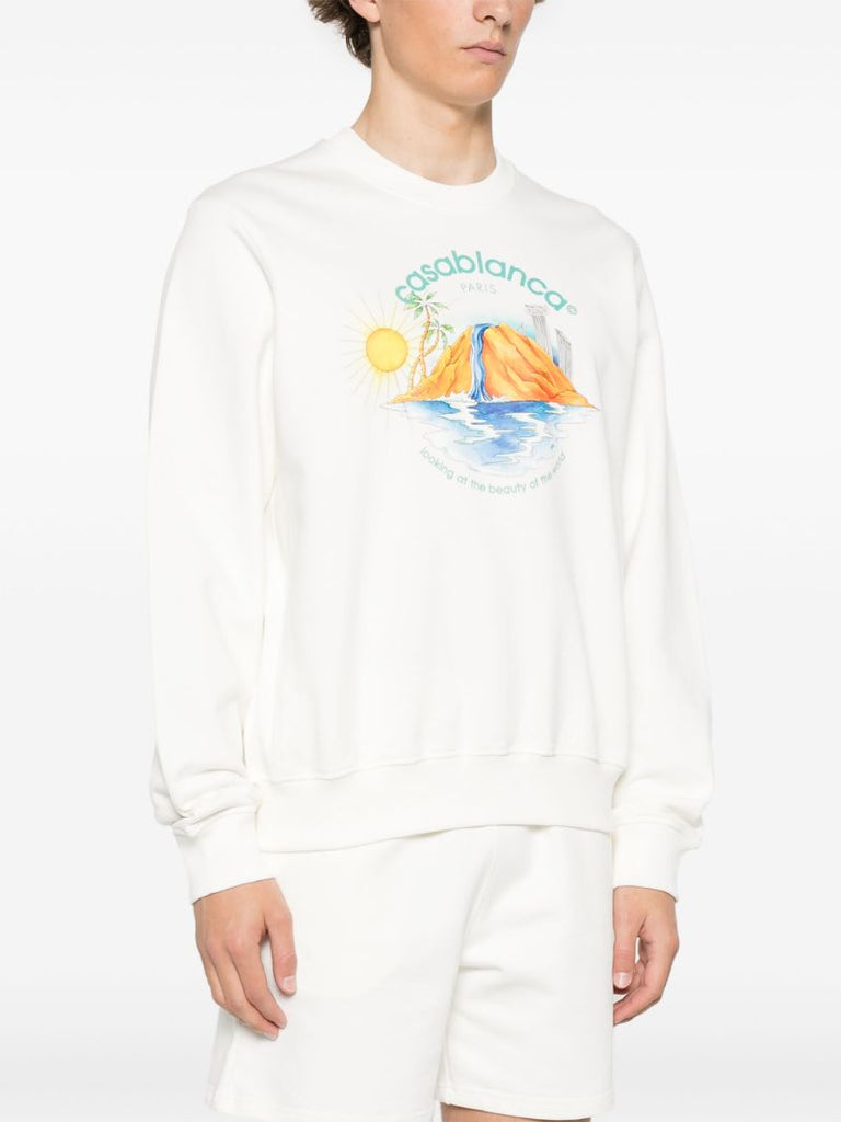 White Oasis Sweatshirt