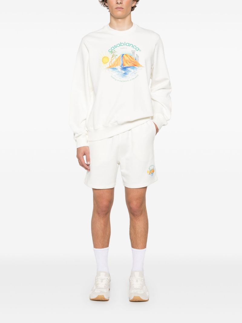White Oasis Sweatshirt