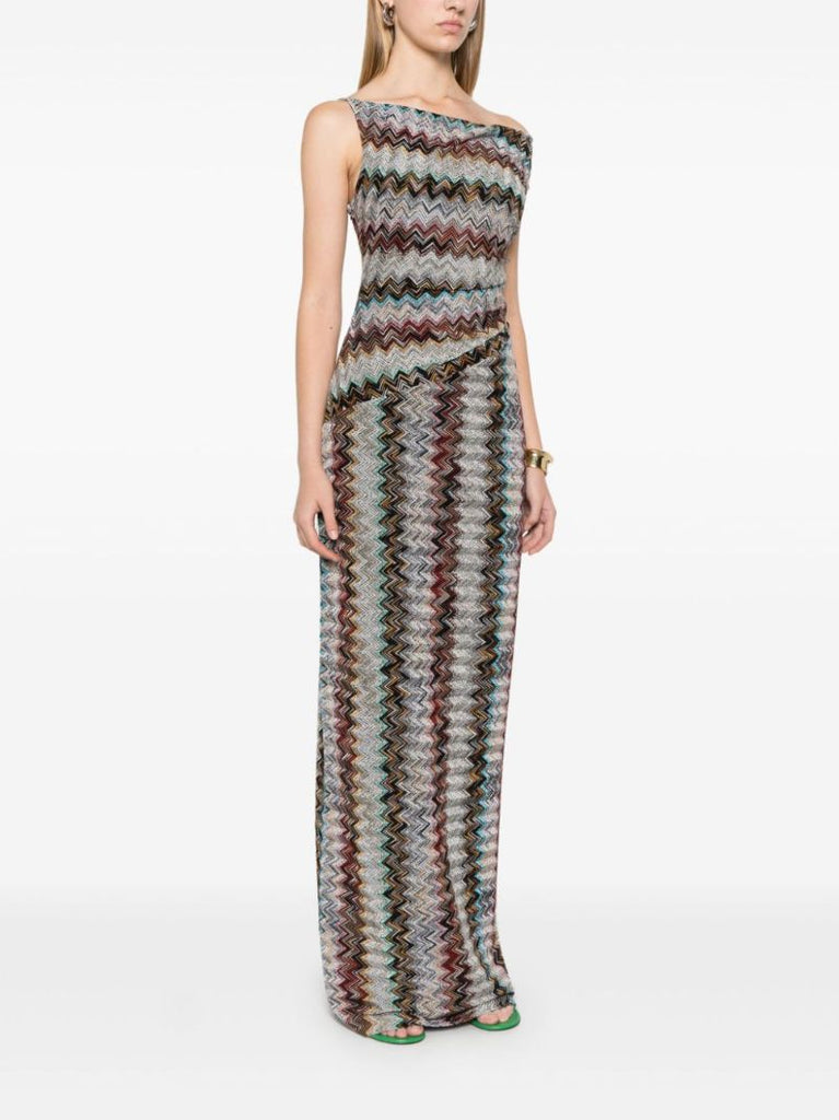 Zig-zag LamÃ_x0083_Â© Dress