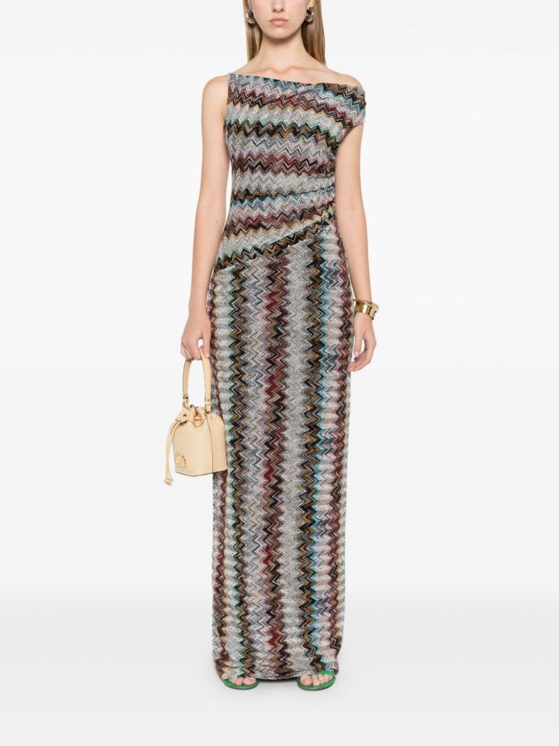 Zig-zag LamÃ_x0083_Â© Dress