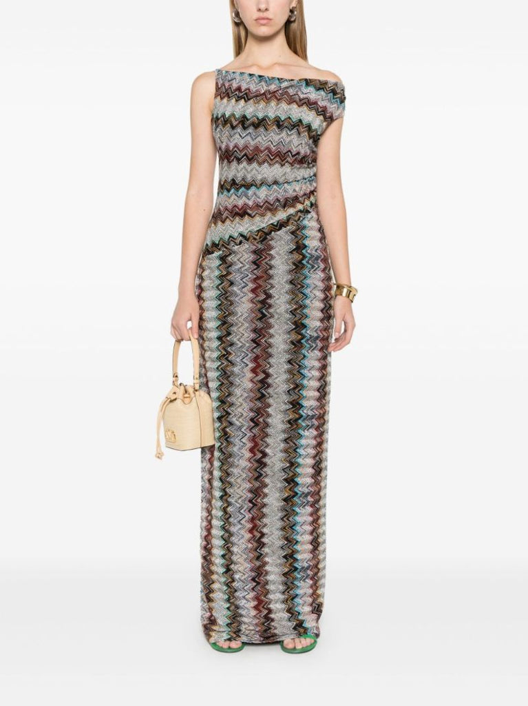 Zig-zag LamÃ_x0083_Â© Dress