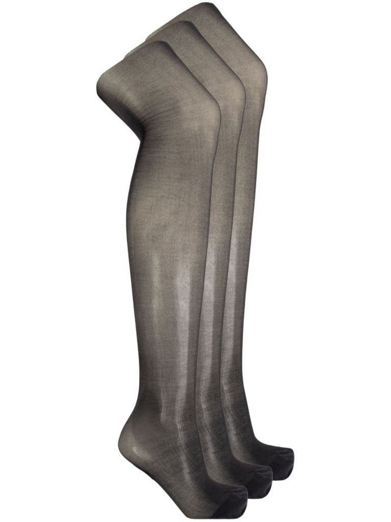 Black Semi-sheer Tights Set