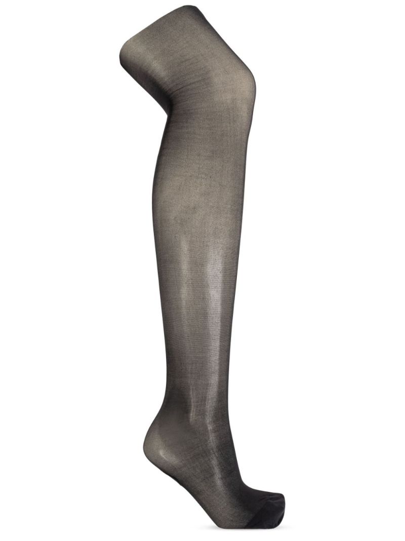 Black Semi-sheer Tights Set