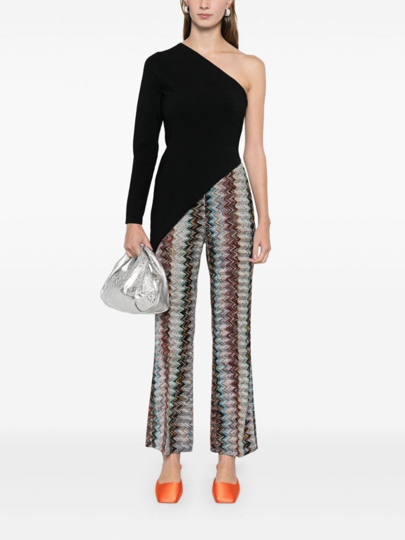 Zigzag Straight Trousers