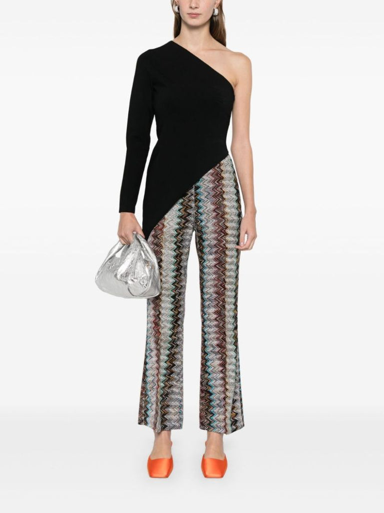 Zigzag Straight Trousers
