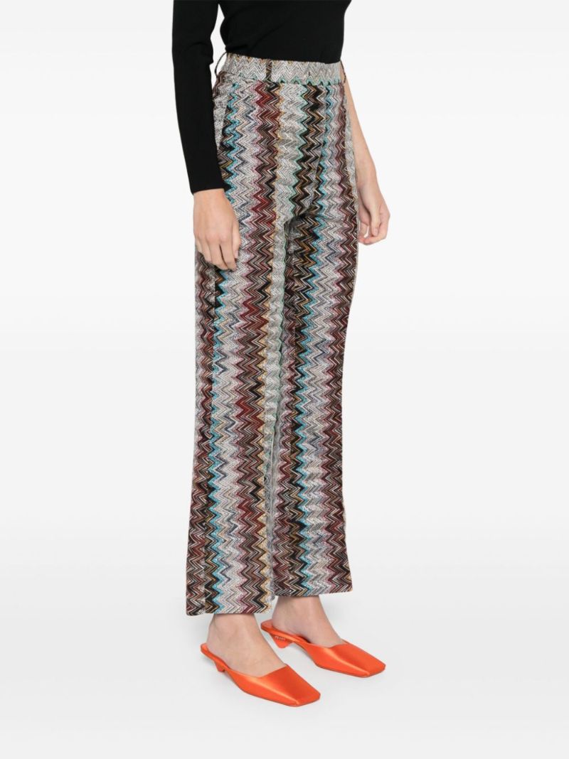 Zigzag Straight Trousers