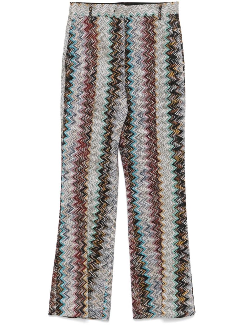 Zigzag Straight Trousers