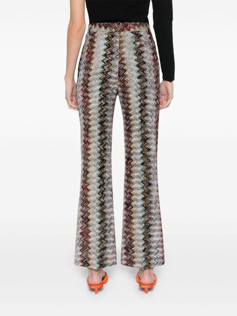 Zigzag Straight Trousers
