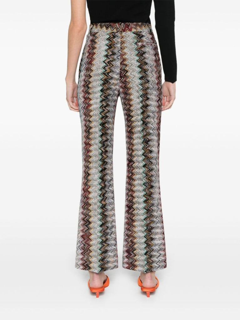 Zigzag Straight Trousers