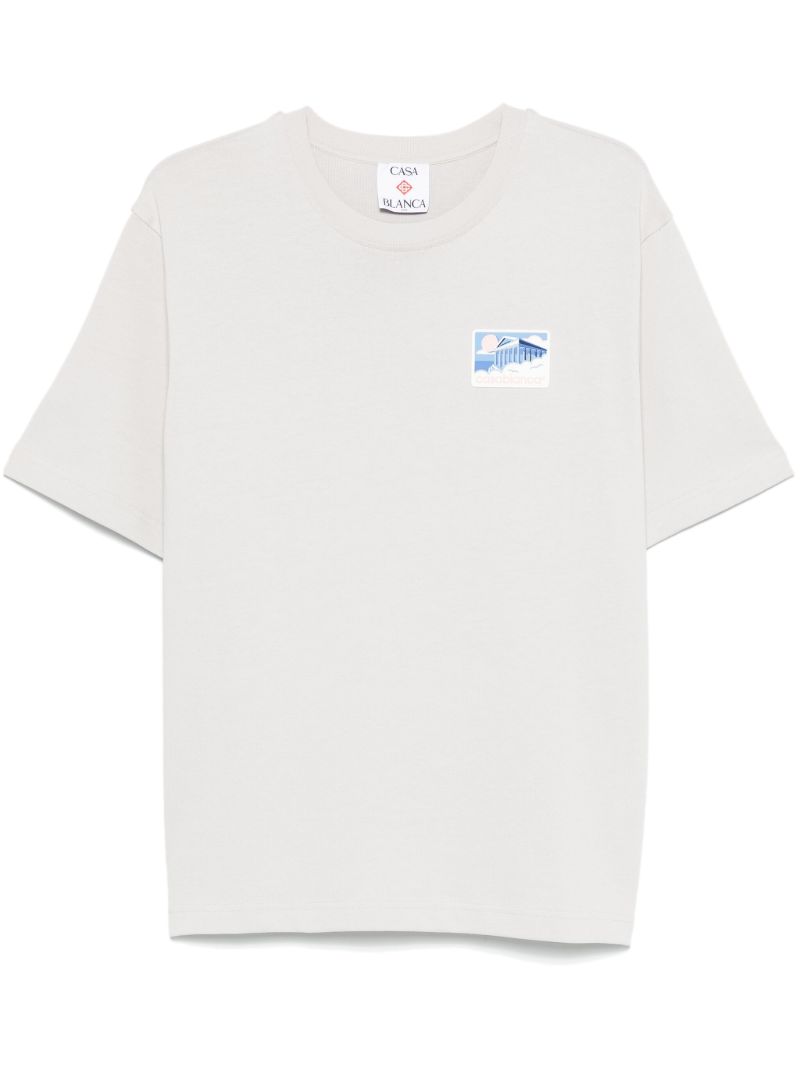 Grey Greek Temple T-shirt