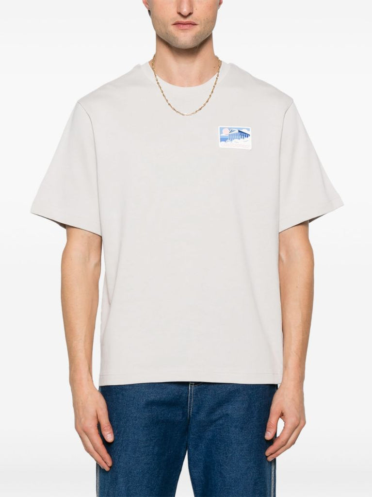 Grey Greek Temple T-shirt