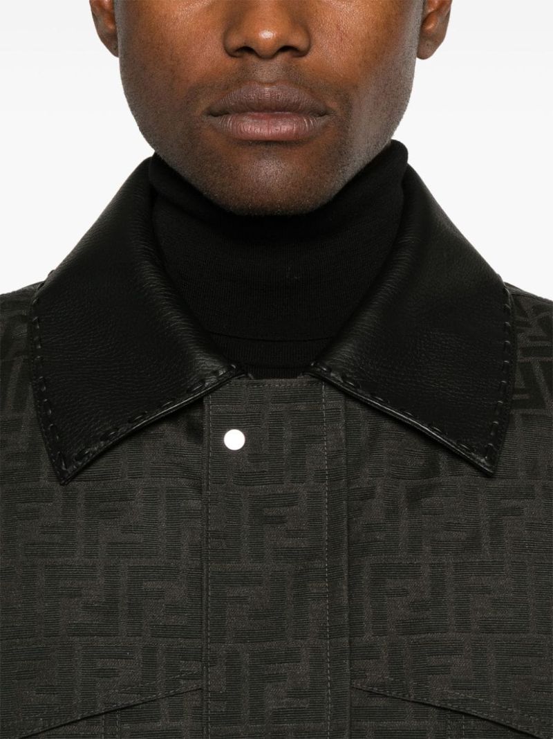 Waxed Ff Jacquard Parka