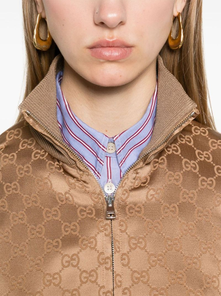 Gg Jacquard Zip Jacket