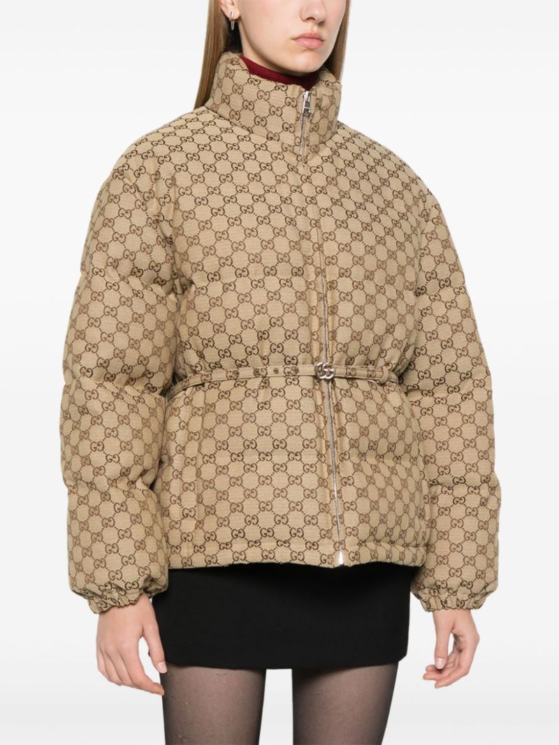 Gg Canvas Puffer Jacket