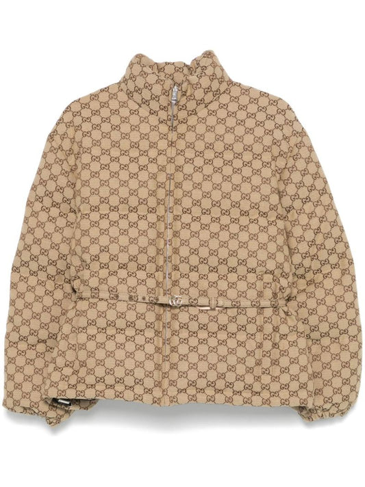 Gg Canvas Puffer Jacket