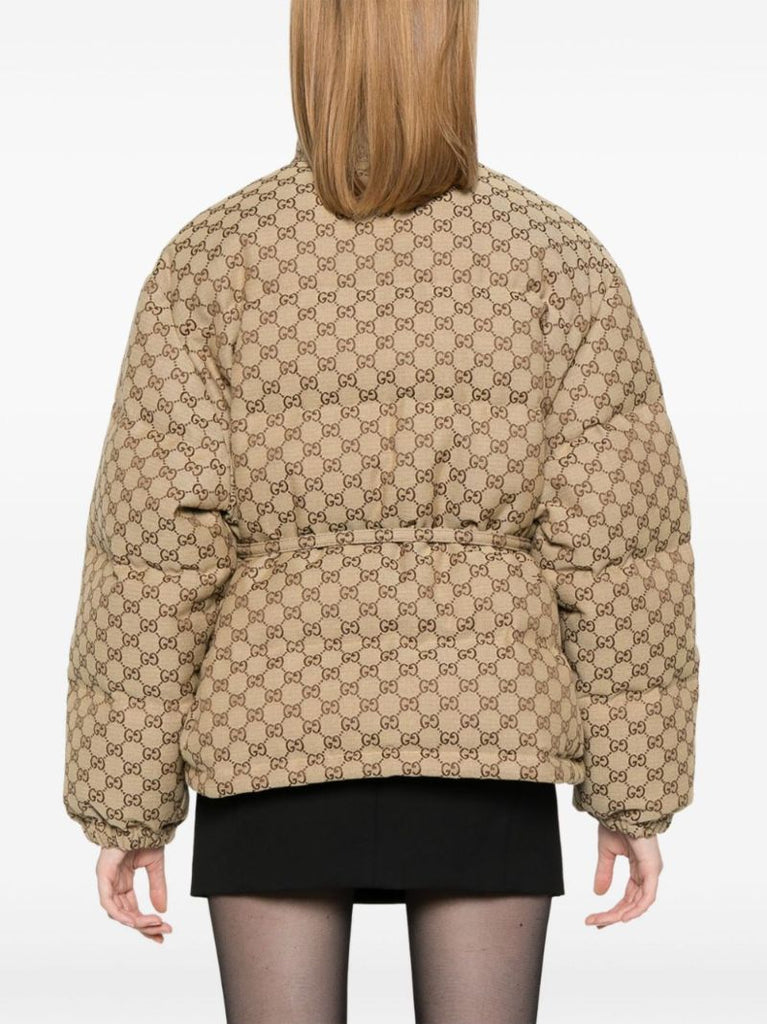 Gg Canvas Puffer Jacket