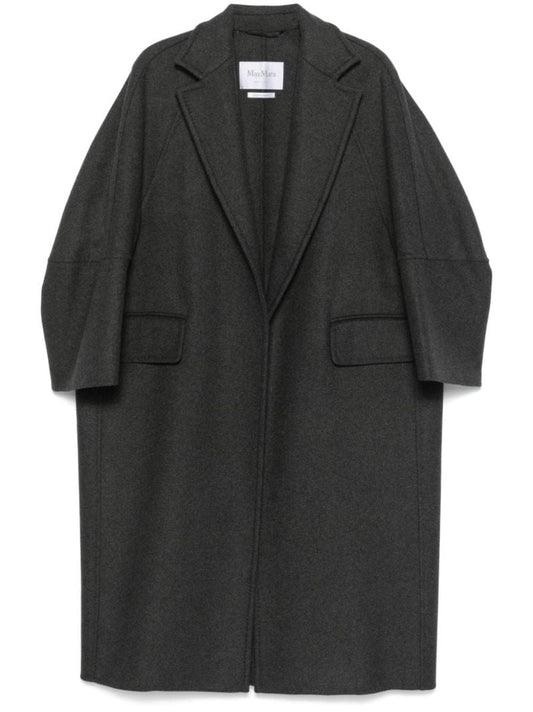 MÃ_x0083_Â©lange-effect Single-breasted Coat