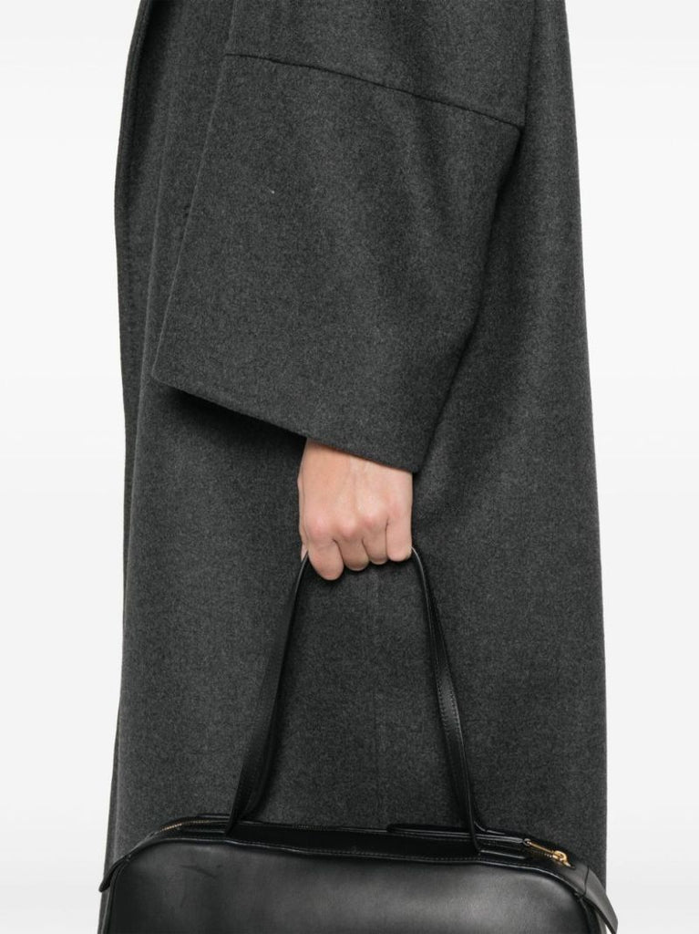 MÃ_x0083_Â©lange-effect Single-breasted Coat
