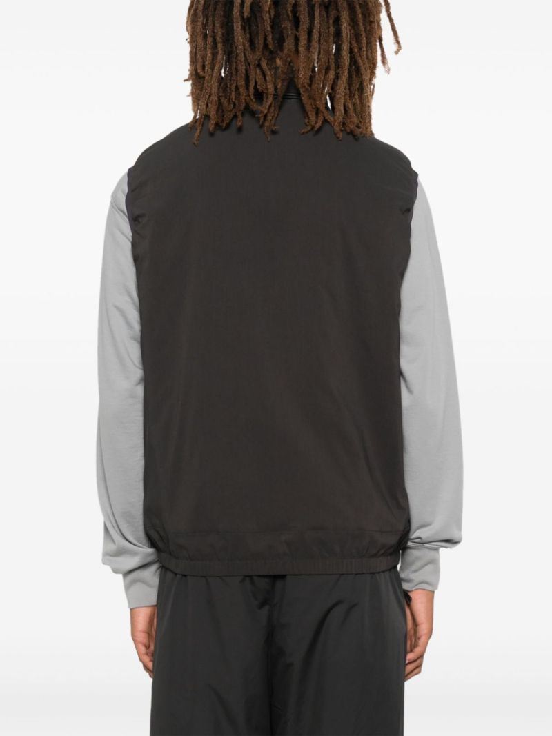 Logo-embroidered Gilet