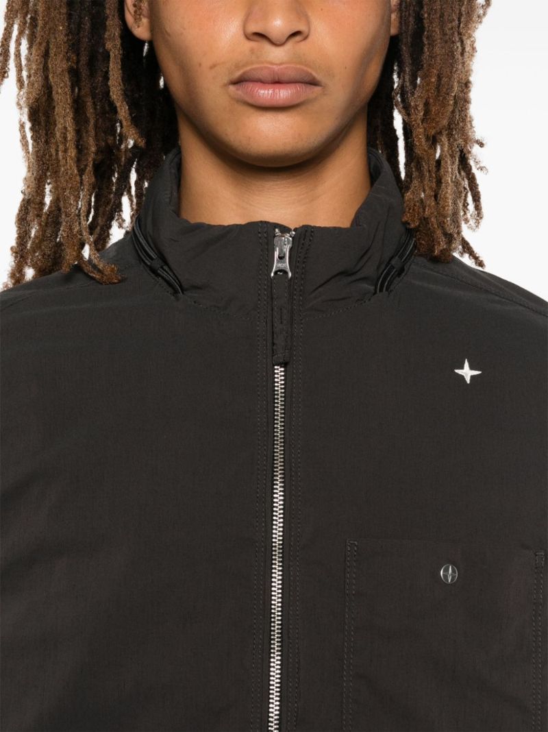 Logo-embroidered Gilet