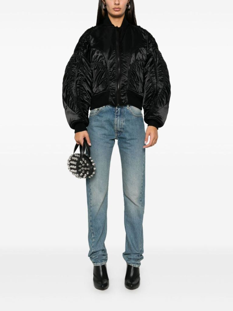 Satin Bomber Jacket