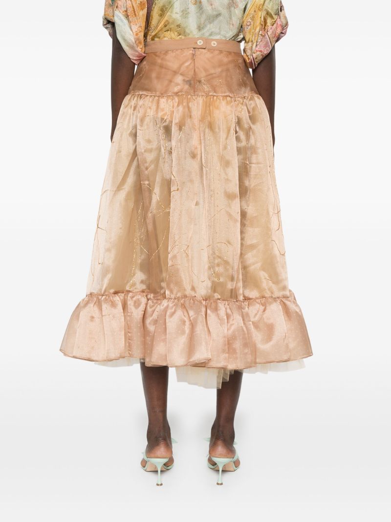 Neutrals Satin Skirt