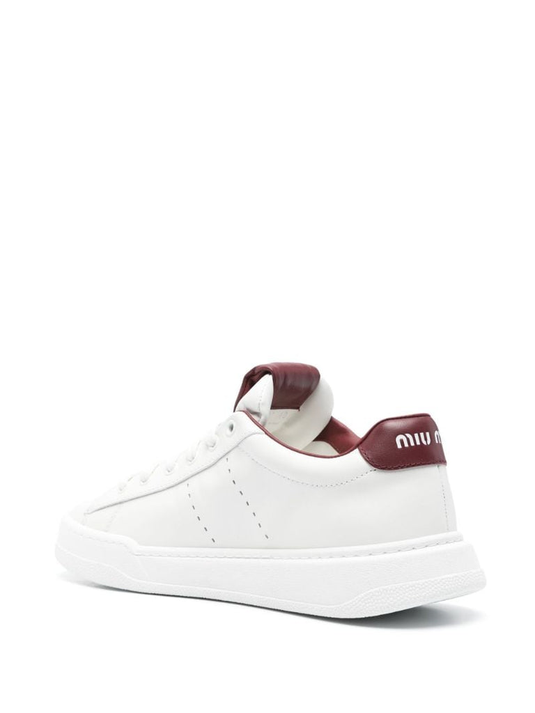 White Leather Sneakers
