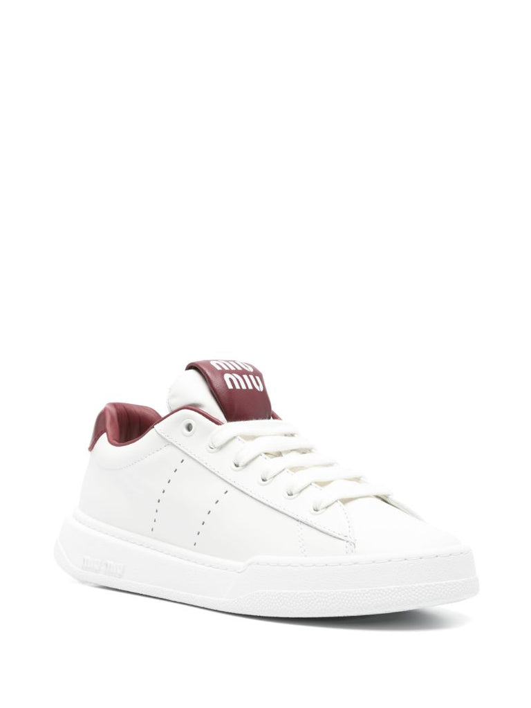 White Leather Sneakers
