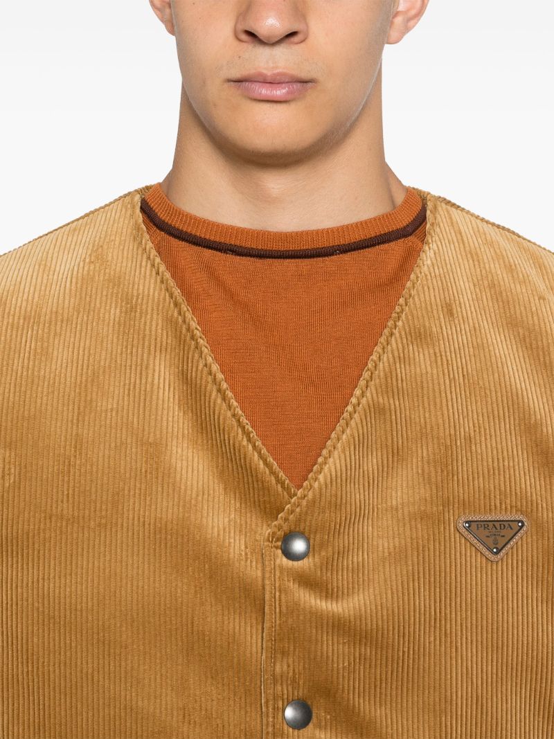 Triangle-logo Waistcoat