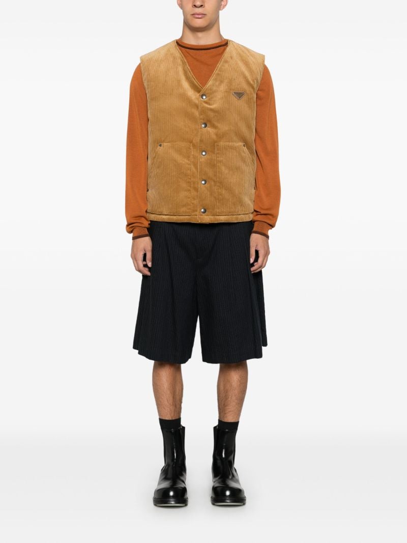 Triangle-logo Waistcoat