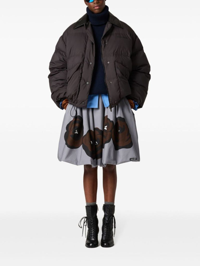 Poplin Midi Skirt