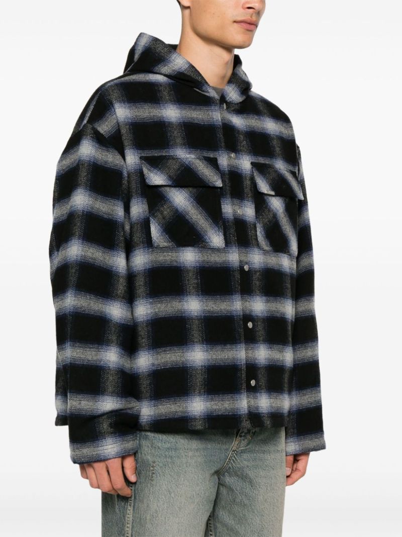 Blue Hooded Jacket