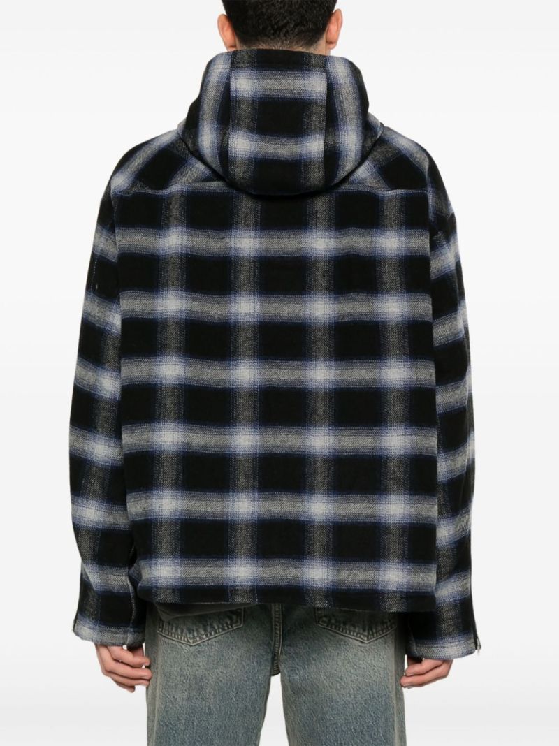 Blue Hooded Jacket