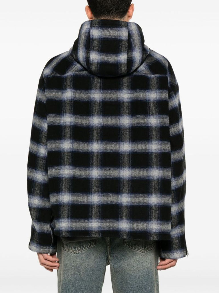 Blue Hooded Jacket
