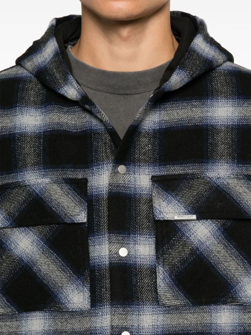 Blue Hooded Jacket