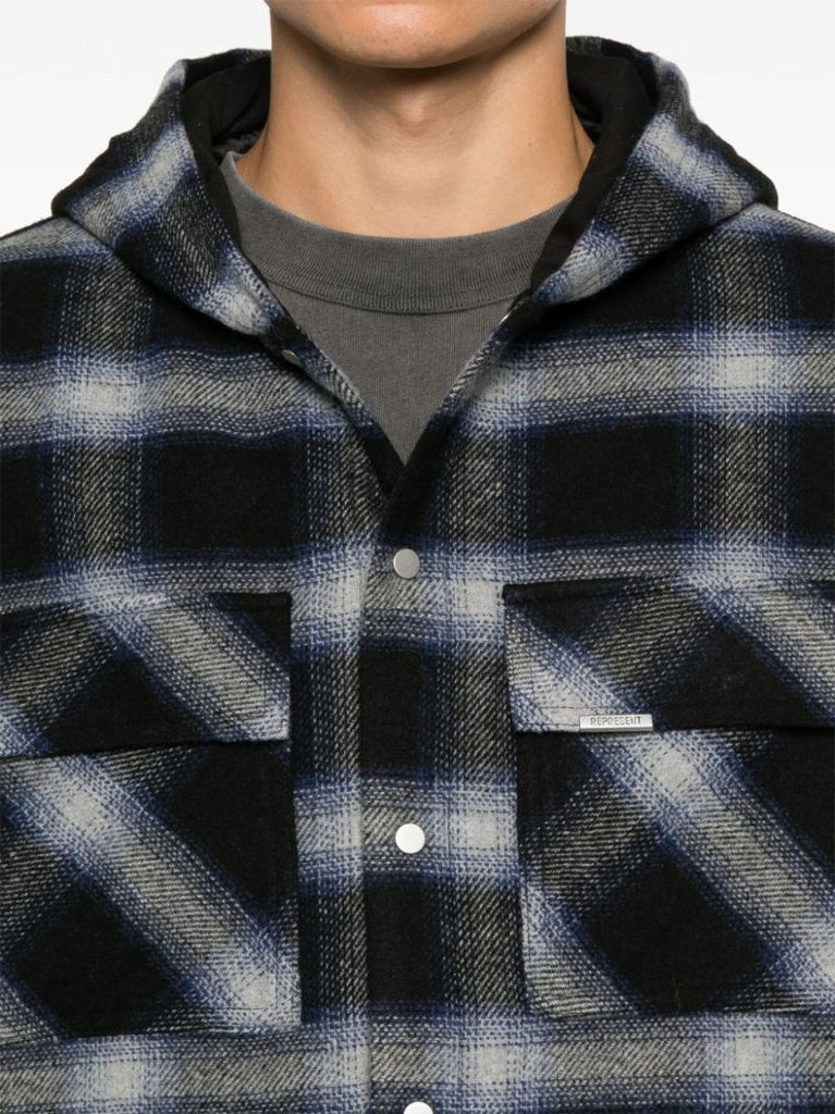 Blue Hooded Jacket